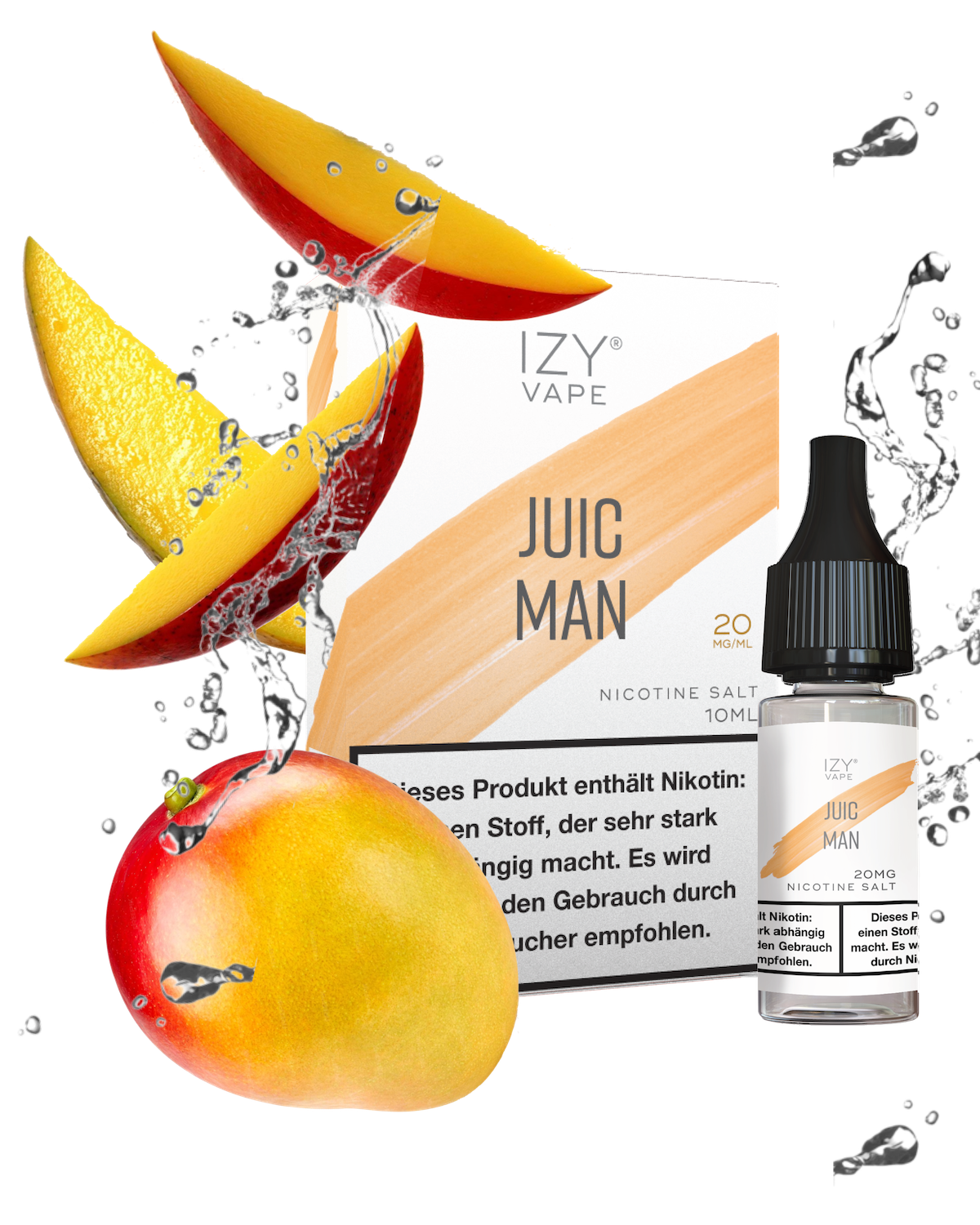 juicy mango  e-liquid izy vape
